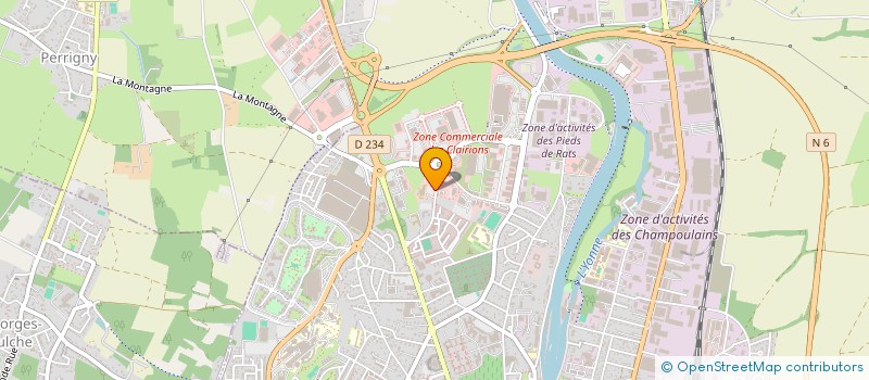 localisation de l'entreprise MONSIEUR GERARD CHABAL à AUXERRE
