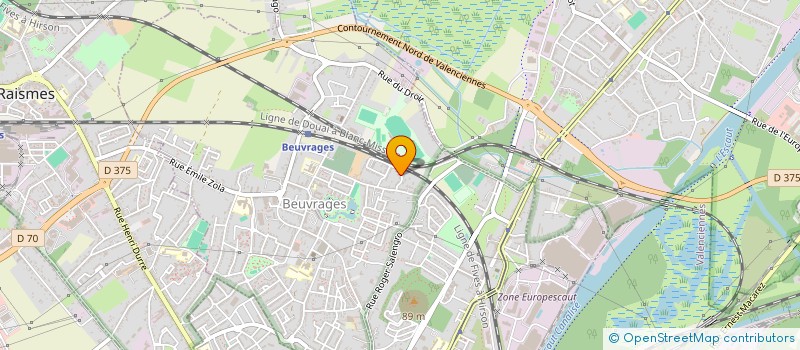 localisation de l'entreprise MONSIEUR GERARD CHABAUD  BEUVRAGES