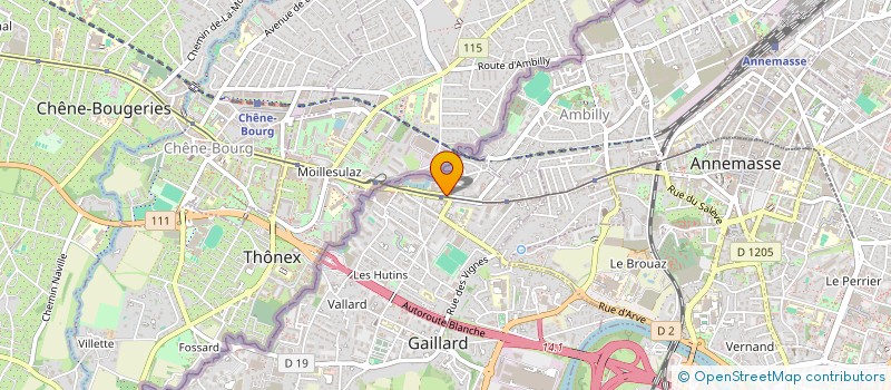 localisation de l'entreprise MONSIEUR GERARD CHABERT  GAILLARD