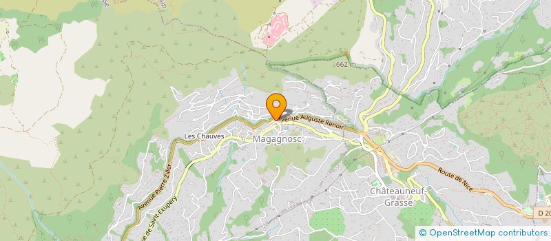localisation de l'entreprise MONSIEUR GERARD CHADEAU à GRASSE