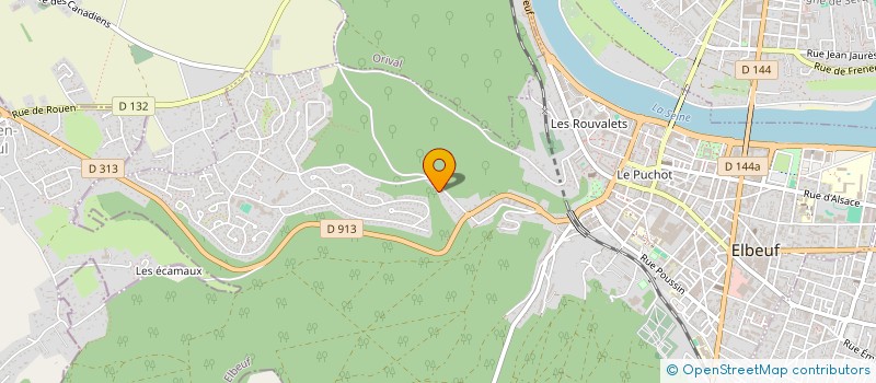 localisation de l'entreprise MONSIEUR GERARD CHAILLOU  ELBEUF