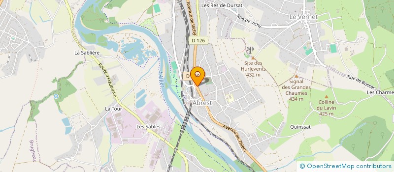 localisation de l'entreprise MONSIEUR GERARD CHAMBARON  ABREST