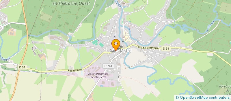 localisation de l'entreprise MONSIEUR GERARD CHANUT à SAINT-MICHEL