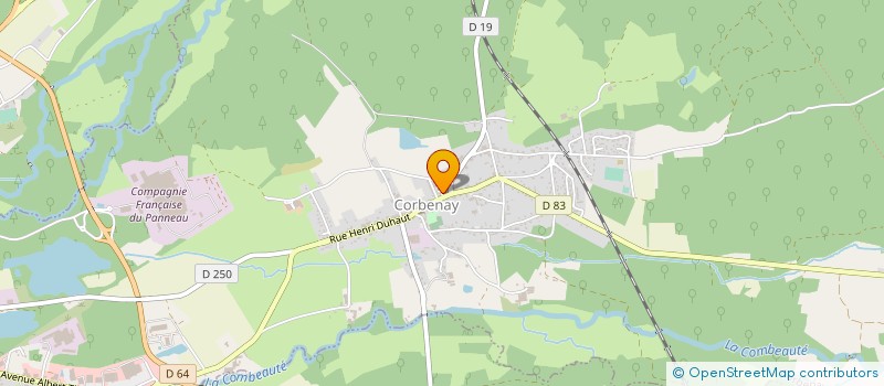localisation de l'entreprise MONSIEUR GERARD CHAON  CORBENAY