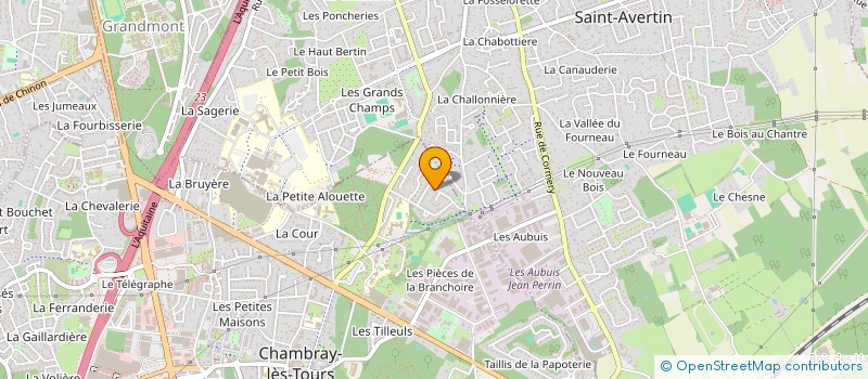 localisation de l'entreprise MONSIEUR GERARD CHAPACOU  CHAMBRAY-LES-TOURS