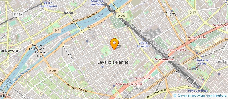 localisation de l'entreprise MONSIEUR GERARD CHAPON à LEVALLOIS-PERRET