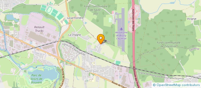 localisation de l'entreprise MONSIEUR GERARD CHAPUIS  POUILLAT