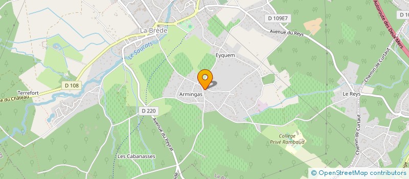 localisation de l'entreprise MONSIEUR GERARD CHARBONNIER à MARTILLAC