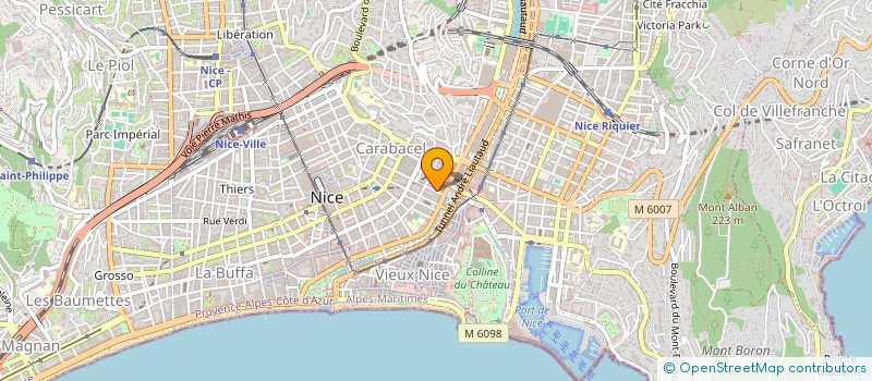 localisation de l'entreprise MONSIEUR GERARD CHARLES à NICE