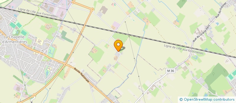 localisation de l'entreprise MONSIEUR GERARD CHARLET  HOUPLINES