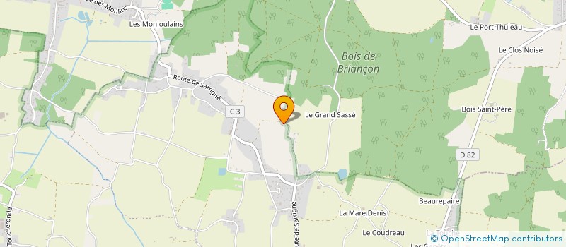 localisation de l'entreprise MONSIEUR GERARD CHARRIER à LOIRE-AUTHION