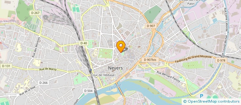 localisation de l'entreprise MONSIEUR GERARD CHARRUER à NEVERS