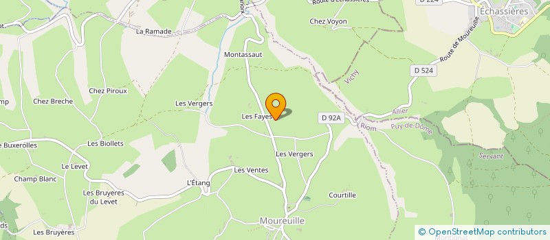 localisation de l'entreprise MONSIEUR GERARD CHARVY  DURMIGNAT