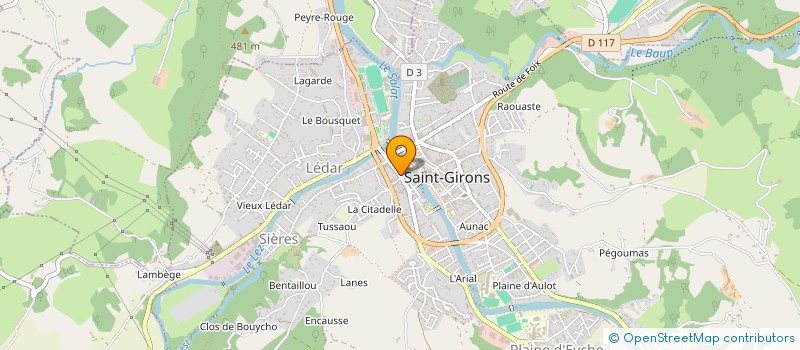 localisation de l'entreprise MONSIEUR GERARD CHARVY à SAINT-GIRONS