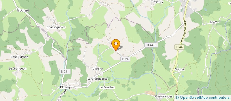localisation de l'entreprise MONSIEUR GERARD CHATAIN à SAINT PAL DE CHALENCON