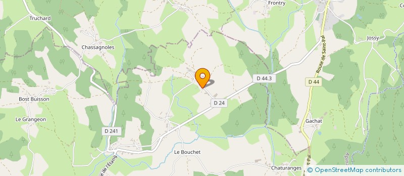 localisation de l'entreprise MONSIEUR GERARD CHATAING  SAINT PAL DE CHALENCON