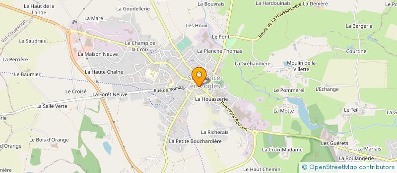 localisation de l'entreprise MONSIEUR GERARD CHATELLIER  SAINT-MARC-LE-BLANC