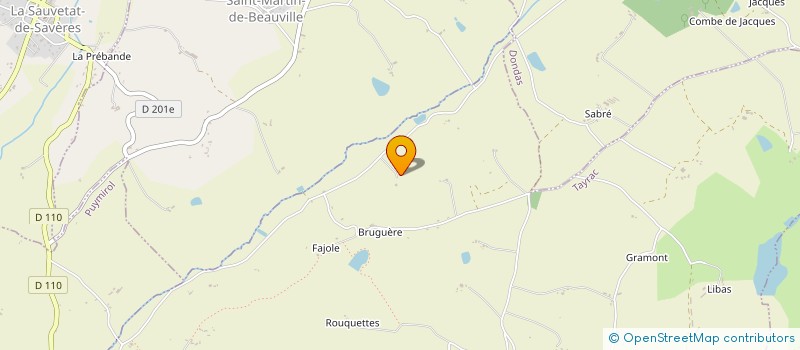 localisation de l'entreprise MONSIEUR GERARD CHAUDORDY  TAYRAC