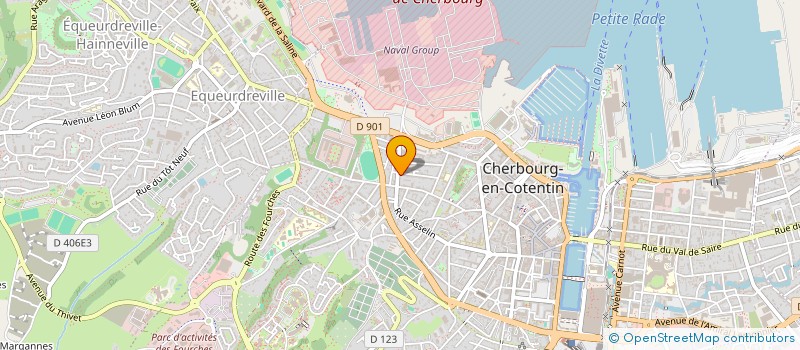 localisation de l'entreprise MONSIEUR GERARD CHAUMONT à CHERBOURG-EN-COTENTIN