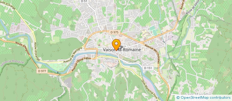 localisation de l'entreprise MONSIEUR GERARD CHAUTARD à VAISON-LA-ROMAINE