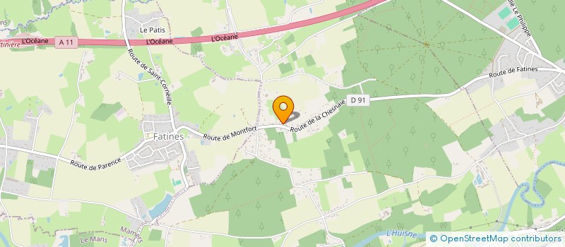 localisation de l'entreprise MONSIEUR GERARD CHAUVIN  SAINT-MARS-LA-BRIERE