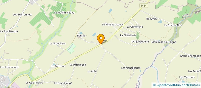 localisation de l'entreprise MONSIEUR GERARD CHERBONNIER à CHEMILLE-EN-ANJOU