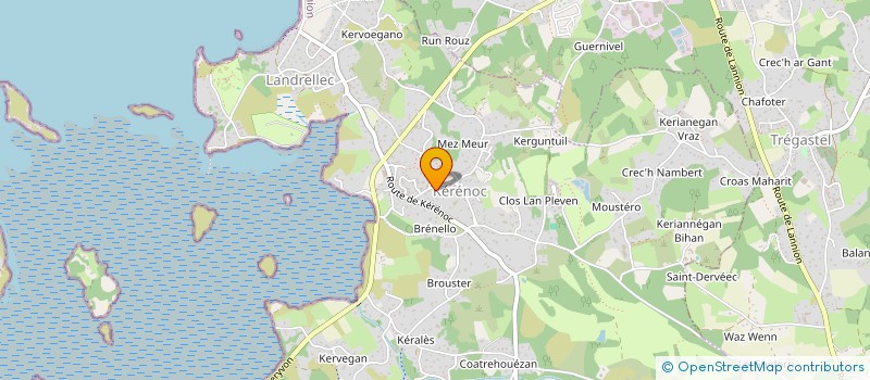 localisation de l'entreprise MONSIEUR GERARD CHEROUVRIER  PLEUMEUR-BODOU