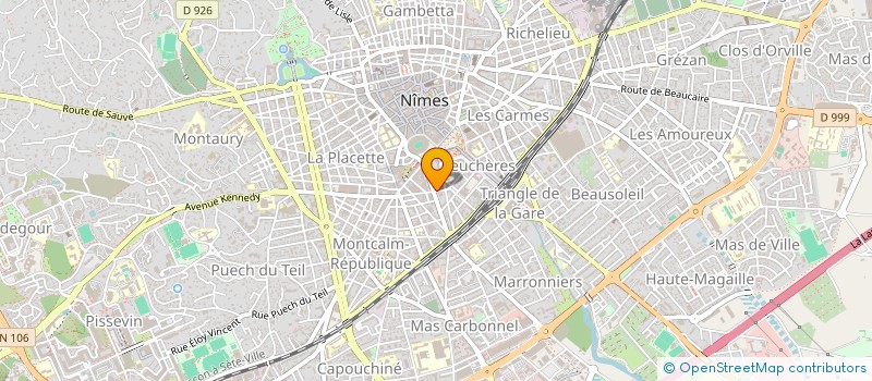 localisation de l'entreprise MONSIEUR GERARD CHETBOUNE  NIMES