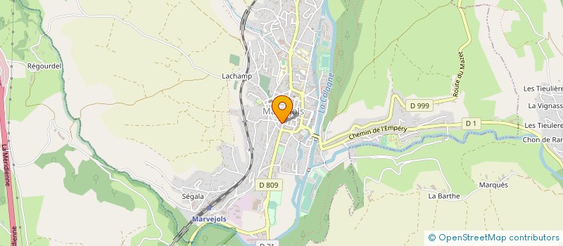 localisation de l'entreprise MONSIEUR GERARD CHEVALIER à MARVEJOLS