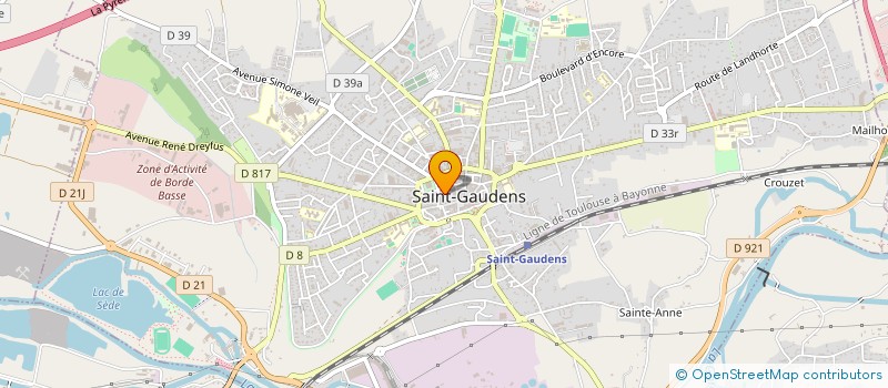 localisation de l'entreprise MONSIEUR GERARD CHICHEPORTICH à SAINT-GAUDENS