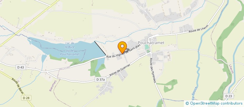 localisation de l'entreprise MONSIEUR GERARD CHIEROTTI  POUCHARRAMET