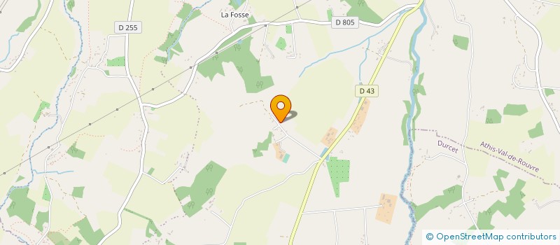 localisation de l'entreprise MONSIEUR GERARD CHOCHON à ATHIS-VAL DE ROUVRE