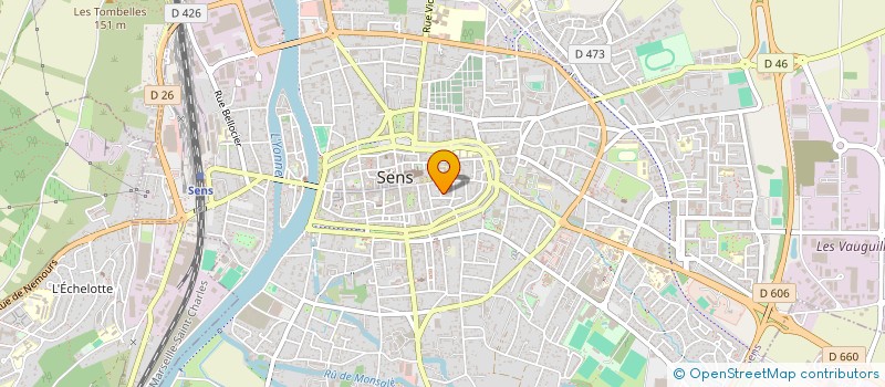 localisation de l'entreprise MONSIEUR GERARD CHOLLET à SENS