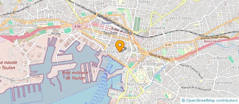localisation de l'entreprise MONSIEUR GERARD CICCIONE à TOULON