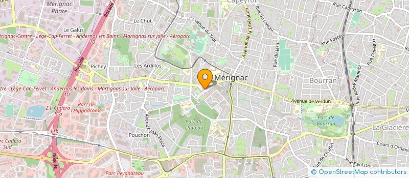 localisation de l'entreprise MONSIEUR GERARD CINA à BORDEAUX