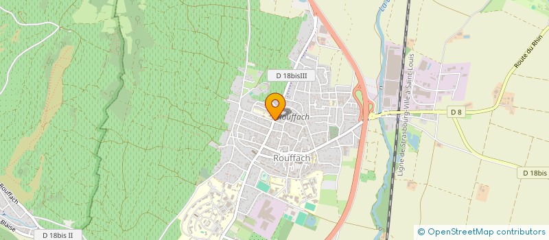 localisation de l'entreprise MONSIEUR GERARD CLAD  ROUFFACH