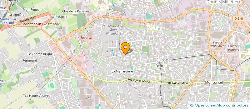 localisation de l'entreprise MONSIEUR GERARD CLAIR à TOURS