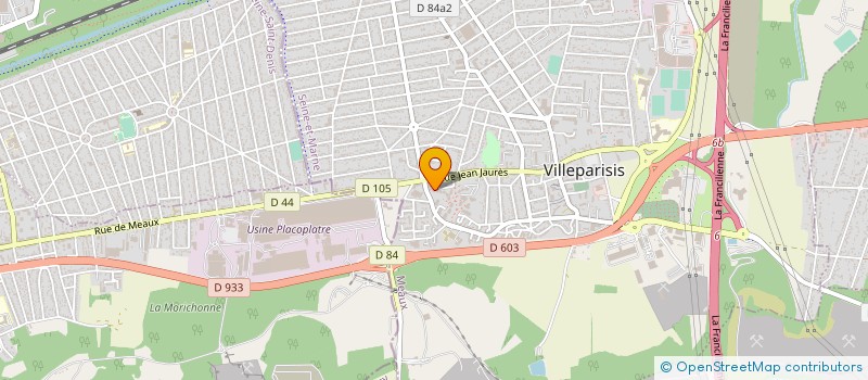 localisation de l'entreprise MONSIEUR GERARD CLAUD à VILLEPARISIS