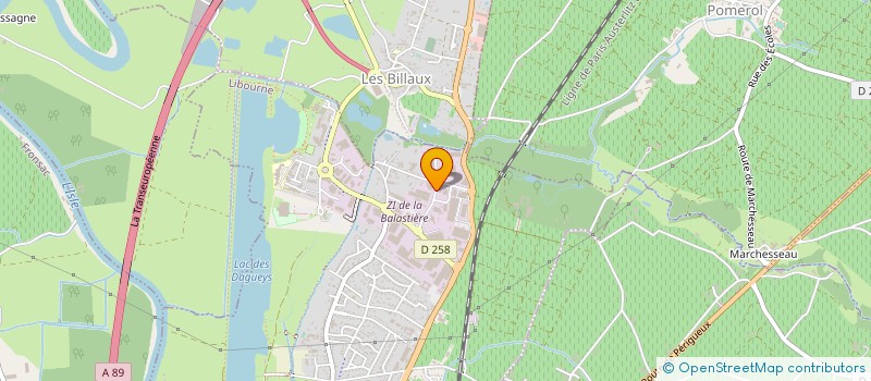 localisation de l'entreprise MONSIEUR GERARD CLAVERIE  LIBOURNE