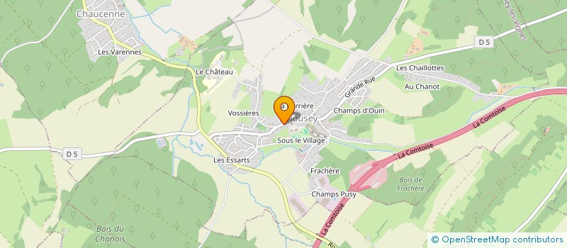 localisation de l'entreprise MONSIEUR GERARD CLERC à EMAGNY