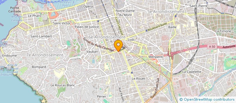 localisation de l'entreprise MONSIEUR GERARD CLEUET  MARSEILLE