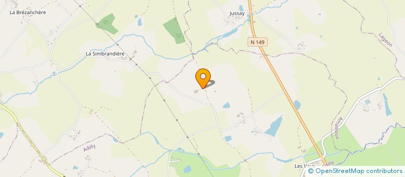 localisation de l'entreprise MONSIEUR GERARD CLISSON  ADILLY