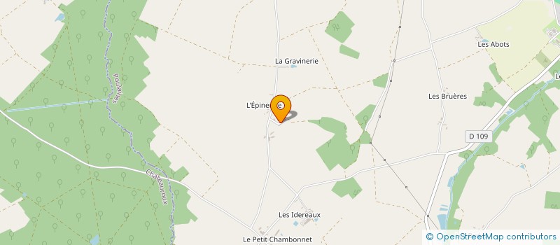 localisation de l'entreprise MONSIEUR GERARD COCHEREAU  POULAINES