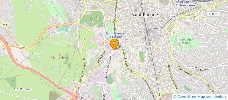 localisation de l'entreprise MONSIEUR GERARD COCQ  SAINT-ETIENNE