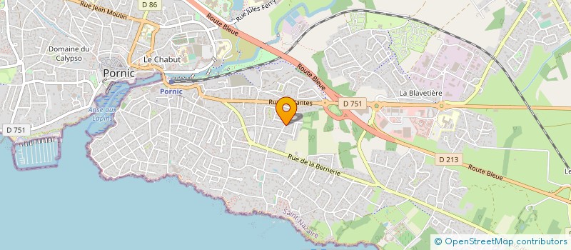 localisation de l'entreprise MONSIEUR GERARD COCQ  PORNIC