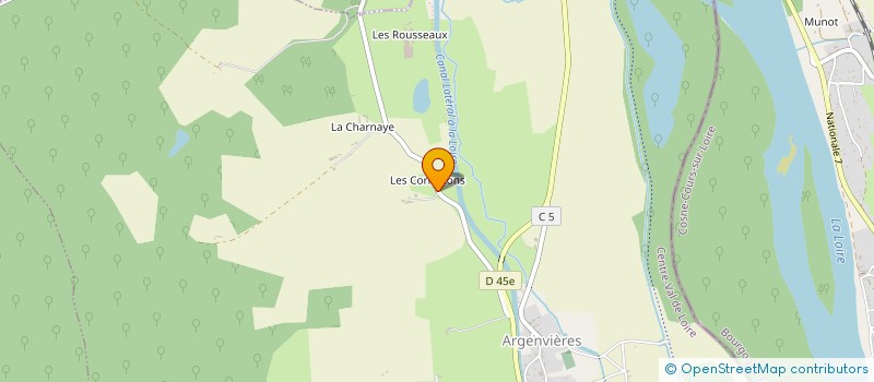 localisation de l'entreprise MONSIEUR GERARD COGNOT  ARGENVIERES