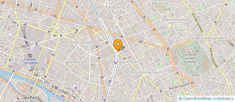 localisation de l'entreprise MONSIEUR GERARD COHEN  PARIS