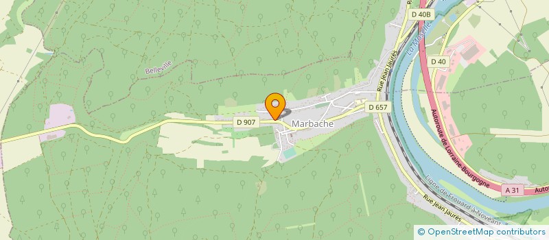 localisation de l'entreprise MONSIEUR GERARD COLAS  MARBACHE