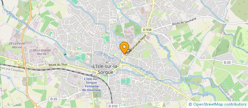 localisation de l'entreprise MONSIEUR GERARD COLEY à L ISLE SUR LA SORGUE