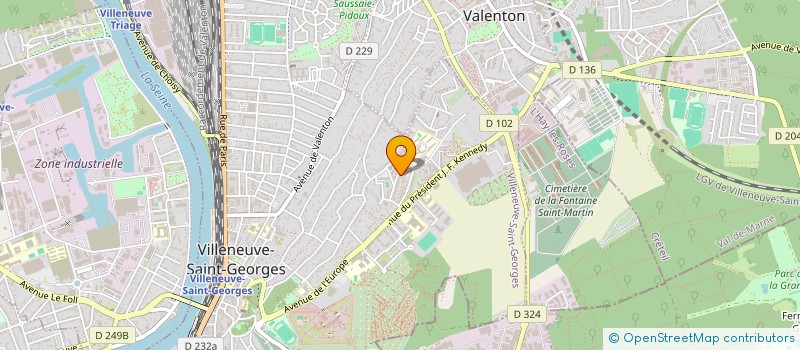 localisation de l'entreprise MONSIEUR GERARD COLIN  VILLENEUVE-SAINT-GEORGES